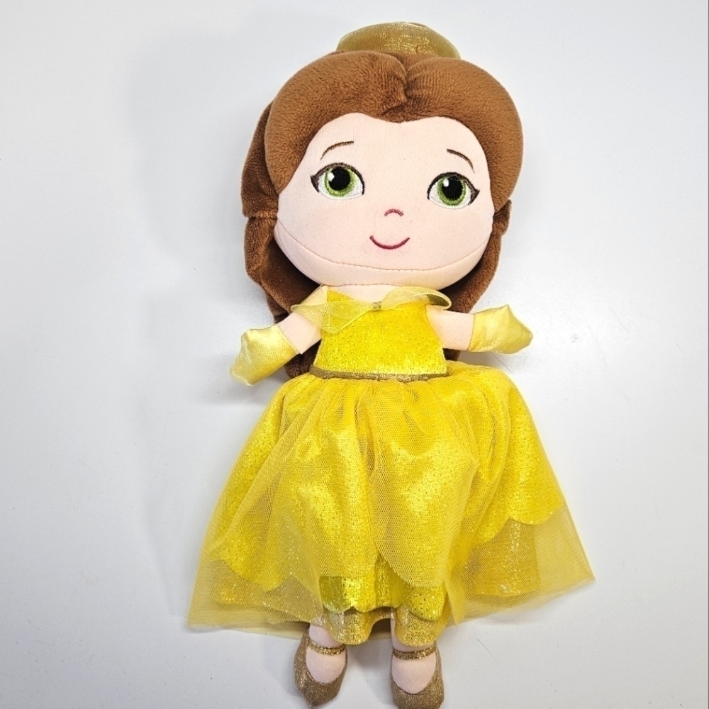 Disney Baby Princess Belle Beauty and the Beast Stuffed Plush Doll Toy 11"